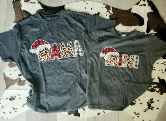 Mama & Mini Christmas T-Shirt Set